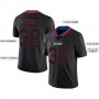 Lights Out Black Scarlet-Royal Football Jersey
