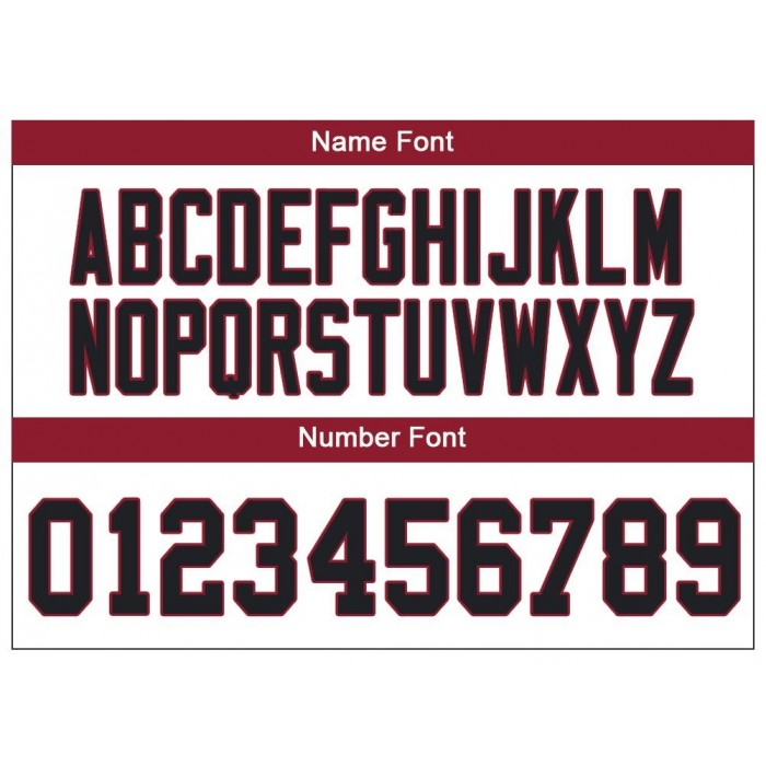 Lights Out Black Scarlet-Royal Football Jersey