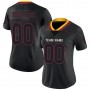 Lights Out Black Burgundy-Gold Football Jersey