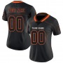 Lights Out Black Orange-Brown Football Jersey