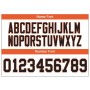 Lights Out Black Orange-Brown Football Jersey