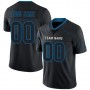 Lights Out Black Powder Blue-White Football Jersey