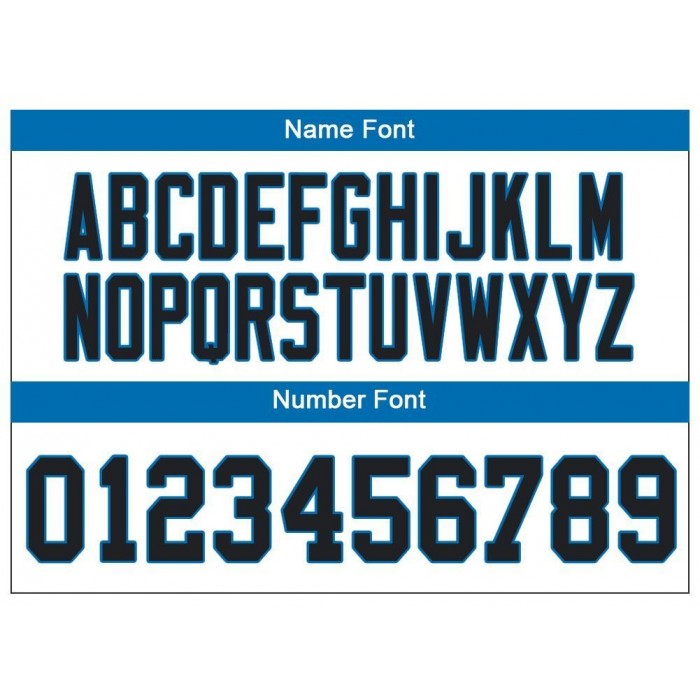 Lights Out Black Powder Blue-White Football Jersey