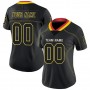 Lights Out Black Gold-Scarlet Football Jersey