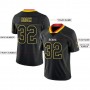 Lights Out Black Gold-Scarlet Football Jersey