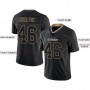 Lights Out Black Old Gold-Navy Football Jersey