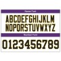 Lights Out Black Gold-Purple Football Jersey