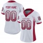 White Cardinal-Black Mesh Drift Fashion Football Jersey