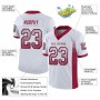 White Cardinal-Black Mesh Drift Fashion Football Jersey