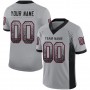 Light Gray Black-Cardinal Mesh Drift Fashion Football Jersey