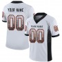 White Black-Orange Mesh Drift Fashion Football Jersey