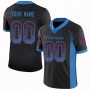 Black Powder Blue-Red Mesh Drift Fashion Football Jersey