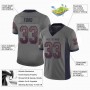 Gray Navy-Red Mesh Drift Fashion Football Jersey