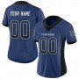Royal Black-White Mesh Drift Fashion Football Jersey