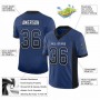 Royal Black-White Mesh Drift Fashion Football Jersey