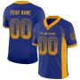 Royal Gold-Navy Mesh Drift Fashion Football Jersey