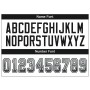 Silver Black-White Mesh Drift Fashion Football Jersey