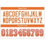White Orange-Red Mesh Drift Fashion Football Jersey