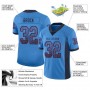 Powder Blue Navy-Red Mesh Drift Fashion Football Jersey