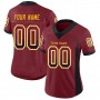 Burgundy Black-Gold Mesh Drift Fashion Football Jersey