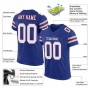 Royal White-Red Mesh Authentic Football Jersey