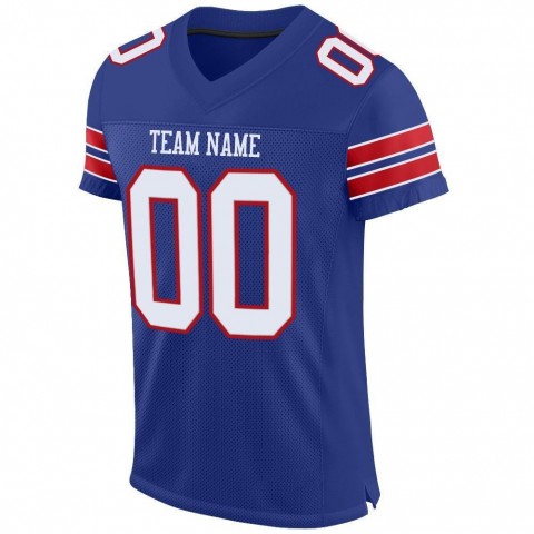Royal White-Red Mesh Authentic Football Jersey