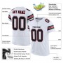 White Black-Red Mesh Authentic Football Jersey