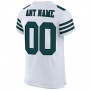 White Midnight Green-Black Mesh Authentic Football Jersey