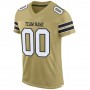 Vegas Gold White-Black Mesh Authentic Football Jersey