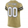 Vegas Gold White-Black Mesh Authentic Football Jersey